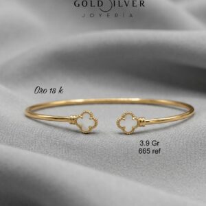 Brazalete Van Cleef blanco