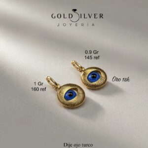 Dije ojo turco Oro 18k